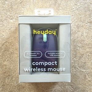 Heyday Compact Wireless Mouse - Purple and Green